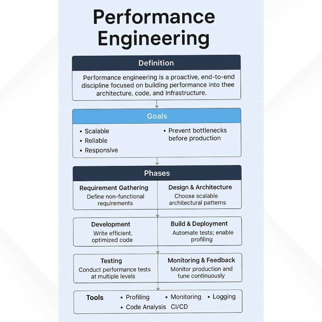 Performance engineering, performance Testing